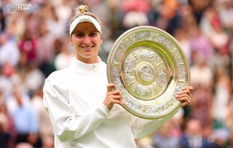 Markéta Vondroušová vítězkou Wimbledonu